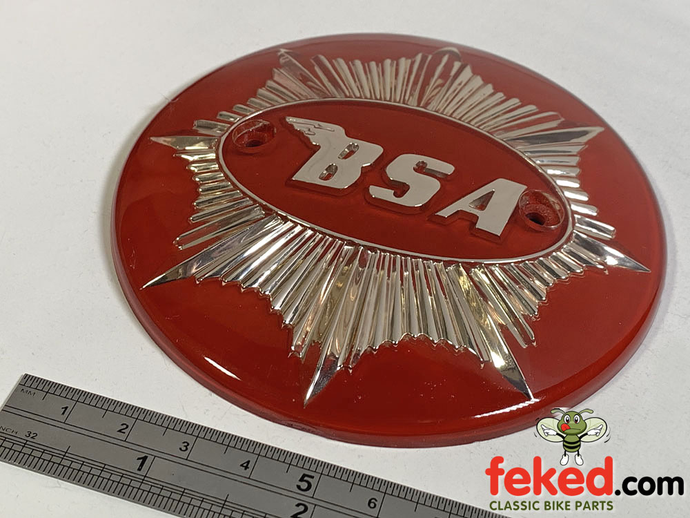 Details about   New BSA GoldStar DBD32 DBD34 4" Petrol Tank Red Badges With Clips 