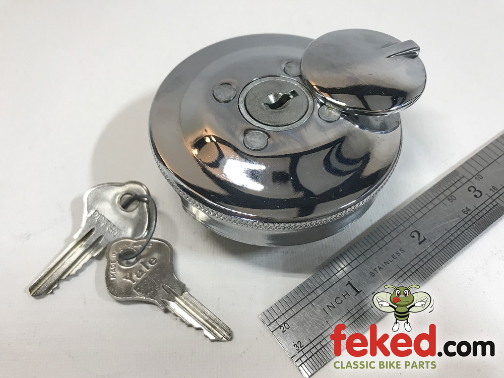 KIMISS Motorcycle Fuel Gas Cap Tank Cover with 2 Keys for Honda