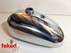 BSA or Universal Fit Alloy Fuel Tank - Polished With Screw-On Cap