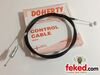 60-0665, D665 - Triumph Front Brake Cable - T120 and TR6 TLS Models - 1968 Only