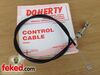 D12/268, NM23592, 023592, 02-3592 - Extra Long Front Brake Cable Norton/AMC Standard Touring Models