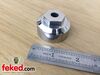 67-5024 - BSA Steering Stem Top Nut With Damper Hole - A, B and M Group Models - Stainless Steel