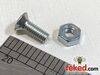 65-8317, 42-8034 - BSA Tank Badge Mounting Screw and Nut - Various Singles and Twins