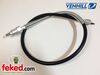 60-0578, D578, CLN/F - 28" Magnetic Tachometer Cable - Triumph T100, T120, TR6 and T150 - 1966 Onwards - Venhill Armoured