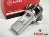 Lucas LED Headlight Bulb - P36D BPF Fitting - Dual Polarity 6v or 12v