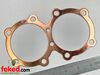71-3681, E13681 - Triumph Cylinder Head Gasket 750cc Twins - 10 Hole - Standard or Extra Thick