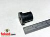 Oil tank mounting rubber grommet for Triumph and BSA motorcycle models. As used on the classic Triumph T120 and TR6 unit twins.OEM: 82-6039, 40-8436