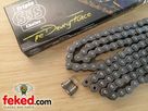 428 Standard Classic Motorcycle 126SR 1/2" x 5/16" Chain - Triple SSS - 100 to 130 Links