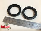 Pair of Fork Oil Seals - 35 x 47 x 7.5mm - Betor or Ceriani Forks + Universal Fit