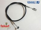 Triumph Tiger Cub Trials Front Brake Cable - Sammy Miller Old Type - 39" Inner