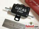 54033234, 31437, 22B, 99-0725 - Brake Light Switch - Lucas 22B Slide Type - Genuine Lucas