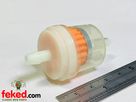 Fuel Filter - Round, Clear