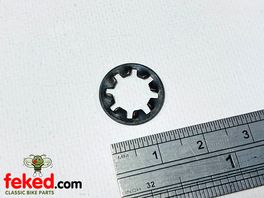 70-2287, E2287 - 5/16" Serrated Washer - Open Tooth Type - Various Uses on Pre Unit and Unit Triumph Models