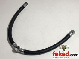 41-8086 - BSA Fuel Line Assembly - B44 Shooting Star and Victor Roadster Models Circa 1967-68 - Black