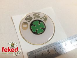 Ossa Tank Badge - Self Adhesive Thick Plastic - 58mm