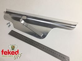 Universal LH Aluminium Trials Chainguard With Fixing Bracket - Left Hand Fit