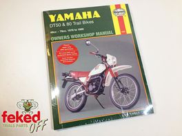 Yamaha DT50 and DT80 Trail Bikes Haynes Manual - 1978-95