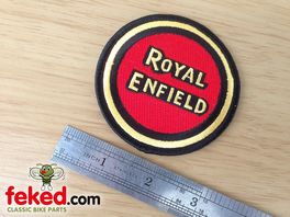 Royal Enfield Sew On Badge - Embroidered Cloth Patch
