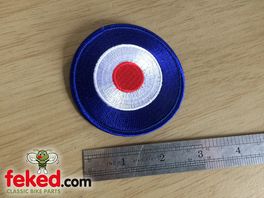 RAF Roundel/Mod Target Shoulder Badge - Embroidered Cloth Patch