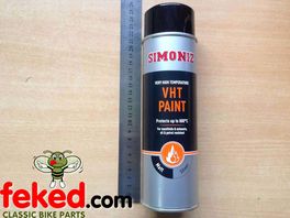 High Temperature Paint - Exhaust - Silver - 500ml Spray