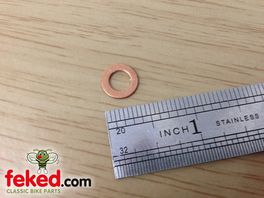 OEM: 70-2441, 60-7132, E2441, D7132 - 1/4" (6.35mm) Annealed Copper Washer - Various Applications