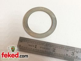 97-7073, H7073 - Fork Oil Seal Retaining Washer - Triumph 750cc Twins - 1980 Onwards