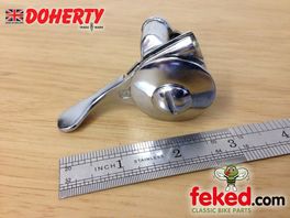 Genuine Doherty Air/Magneto Lever LH - 7/8" Bars - 100 Type - Short Lever