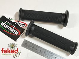 6280.82.40.06-0 - Domino Slim Competition Trials Type Handlebar Grips - Ideal for Pre 1965 or Twinshock Trials Bikes