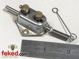 43E, 315725, 31281B - Miller 43E Sliding Bar Type Brake Light Switch - Pre Unit Models Circa 1950-57