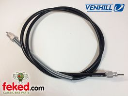 CLN/01 - 63" Magnetic Speedo Cable - Velocette Viper, MSS, Venom and Thruxton Models From 1964 Onwards - Venhill Armoured