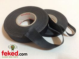 Black Fabric Adhesive Tape - Wiring Harness + Universal Use