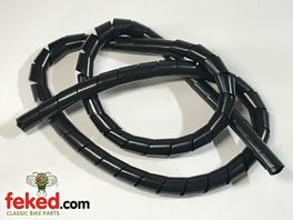 Polyethylene Cable / Wire Spiral Binding - Expandable Electric Sleeve - 15mm OD