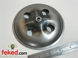 57-1466, T1466, 57-1256, T1256, 68-3226, 40-3230, GS662, 02-2395 - Triumph/BSA 4 Spring Clutch Pressure Plate With Threaded Adjuster Pin and Nut