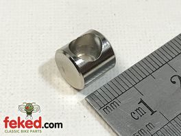 Zinc Plated Barrel Cable Nipple - Length 10mm x 10mm (3/8") Diameter