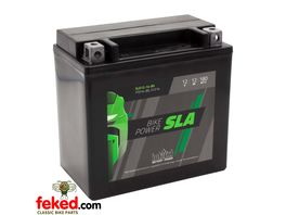 YTX14-BS / 51214 12v 12AH Motorcycle Battery - Sealed Activated