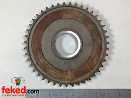 65-3919 - BSA Clutch Chainwheel - 43T, 6 Spring 2 Plate Type - C10/C11 from 1946-53