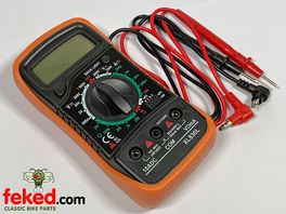 Digital Multimeter Voltmeter Ammeter AC DC OHM Avometer Circuit Tester