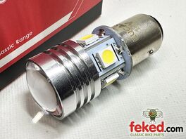 Lucas 12v LED Stop / Tail Lamp Bulb - BAY15D Fitting