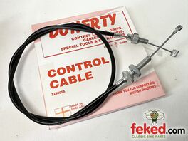 68-8600, 2/525/6 - BSA Front Brake Cable  - A50 and A65 Models With US Bars - Circa 1965-68