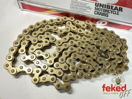 520 Unibear Gold Standard Heavy Duty Motorcycle Chain - 118 Links
