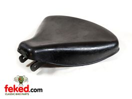 Complete Dunlop Style Solo Saddle - Rubber Seat Cover and Frame