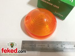 60600621, 19-1191, 99-1191, 54581638, L760 - Lucas Indicator Lens - Stalk Type - Amber