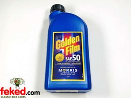 Gold Film SAE 50 Monograde Classic Engine Oil - 1 or 5 litres