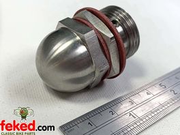 Oil Pressure Release Valve Triumph T140 Stainless