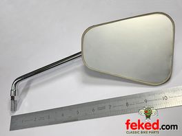 Chrome Mirror - 10" Arm with 3/8" UNF Thread