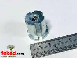 Steering Damper Rod Screwed Sleave Nut.Fits BSA A7/A10/B31/B33.OEM: 65-5328