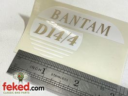BSA Bantam D14/4 - Side Panel Decals - Left Hand