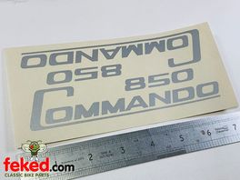 Norton Commando 850 - Silver - TransferOEM: 06-5095