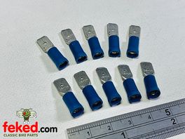 6.30mm Blade Terminal For 2mm Cable (10 pack)