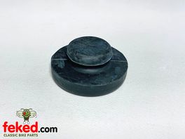 Concave anti-roll tank rubber for the classic Triumph T140 Oil In Frame (OIF) Models.OEM: 83-4931